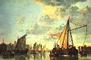 CUYP, Aelbert The Maas at Dordrecht  sdf oil on canvas